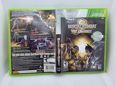 Mortal Kombat vs. DC Universe Xbox 360 - Disc like new!