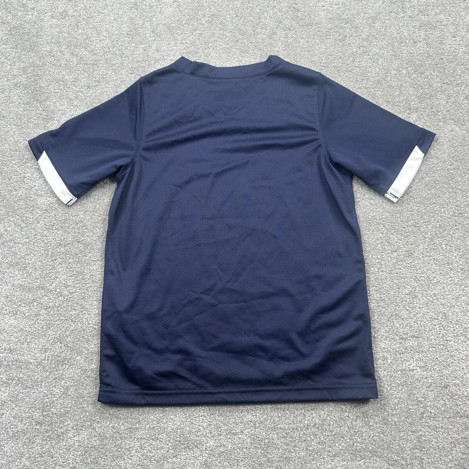 Camiseta deportiva de béisbol de práctica juvenil Under Armour Ignite talla pequeña azul marino Foto 2 de 4