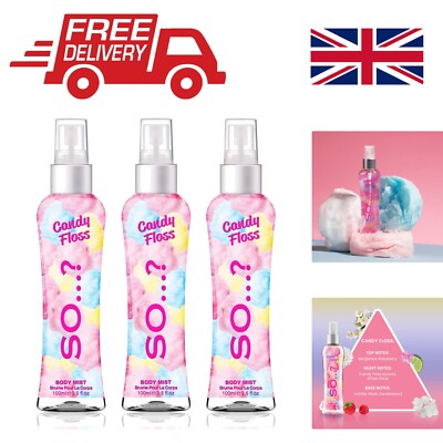Candy Floss Body Mist 100ml Bundle Cruelty-Free Fragrance