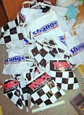 Vintage Drag Racing Bunting approx 100 feet long Strange Engineering & Torco Oil