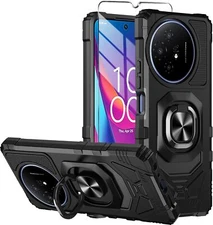 for TCL 50 XL 5G Phone Case TCL 50 XL NXTPAPER 5G with Tempered Glass Screen Pro