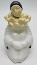 Vintage 1970's Pierrot Clown Avon MOONWIND Perfume Empty Bottle Rare