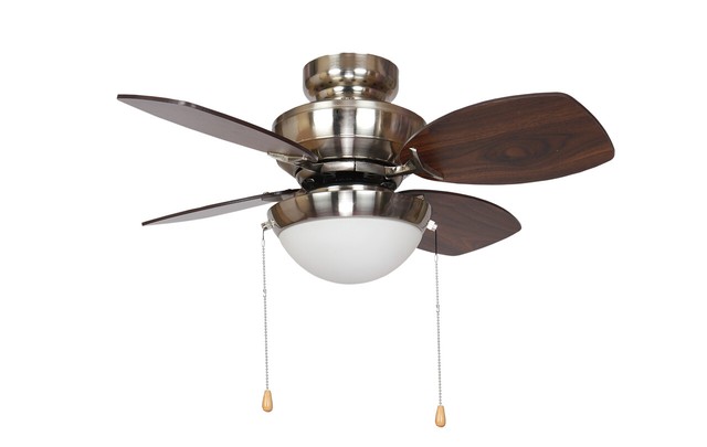 Fantasia Kompact 28inch Ceiling Fan With Led Light 115557 Brushed