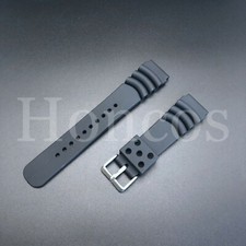 Fits for Seiko Z22 Watch Band Diver SKX171SKX173 18-22mm BLK Rubber Watch Strap