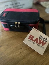 RAW Rolling Papers Dank Locker Smokers Smell Proof Carry Bag With Lock BRAND NEW