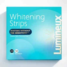 Lumineux Teeth Whitening Strips 28 Ct | Natural | Enamel Safe | Free Shipping