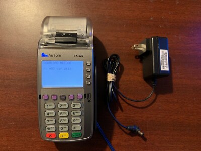With Smart Card Reader M252-753-03-NAA-3 Verifone VX520 Dual Comm Credit Card Machine With Smart Card Reader M252-753-03-NAA-3 Verifone VX520 Dual Comm Credit Card Machine
