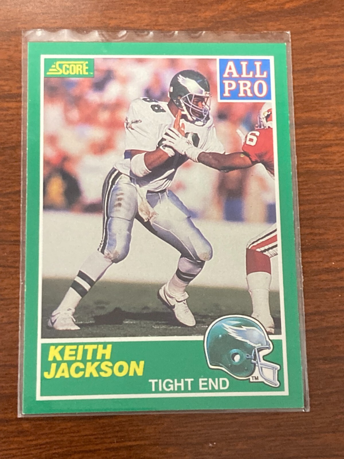 KEITH JACKSON 1989 SCORE ALL PRO PHILADELPHIA EAGLES CARD #293