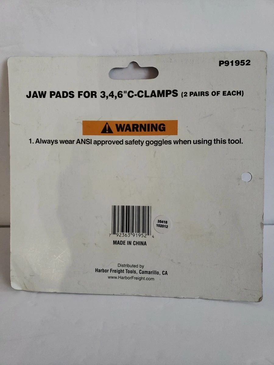 C clamp cheap jaw pads