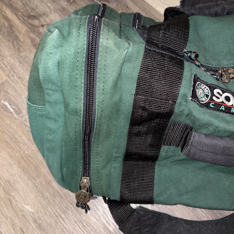 Bolso de Lona Academy Broadway SofTrunk Algodón Lona Carga Viaje Noche VERDE Foto 2 de 4