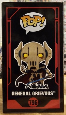 Funko Pop Star Wars General Grievous #796 Supreme LE 9500 Pcs