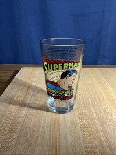 DC Comics Superman Justice League Drinking Glass POWERFULL PICK-UP LINES