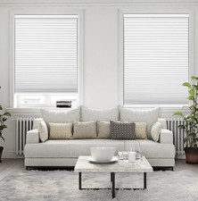Mainstays Cordless Blackout Cellular Shade White 31x72 Polyester Window Blind