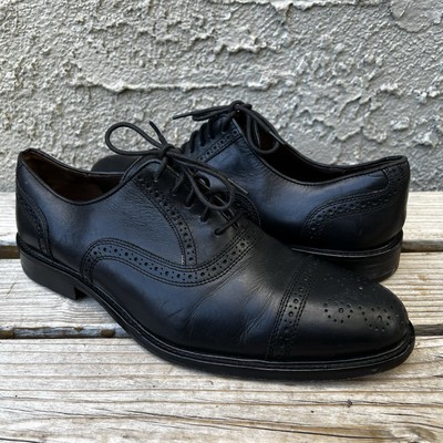 Johnston & Murphy Black Leather Wing TIp Men\'s Shoes Size 10 Men main image 3