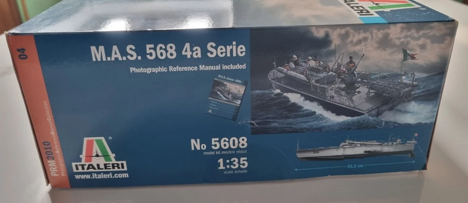 ITALERI 1/35 Scale M.A.S. 568 4a Serie #5608 - Immagine 3 di 3