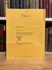 273 North Rodeo Drive Fred Hayman Beverly Hills Store Letter December 17, 1997