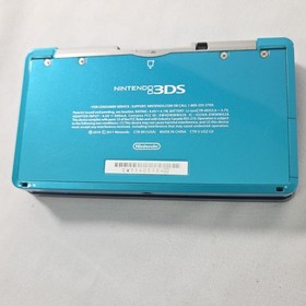 Nintendo 3DS Aqua Blue  CTR-001 READ DESCRIPTION - DOESNT READ GAMES - TESTED
