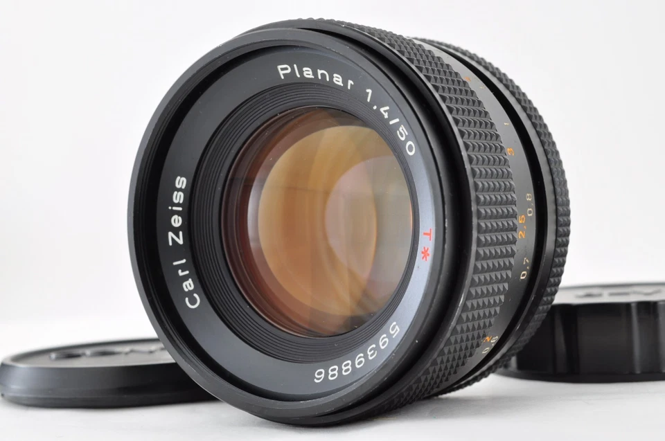 Objectif CONTAX Carl Zeiss Planar 50 mm F/1,4 T* AEJ C/Y Mount [Near Mint]... - Photo 1/4