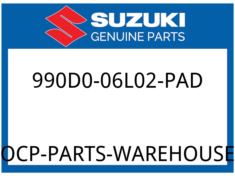 Suzuki OEM Part 990D0-06L02-PAD TANKPROT DL1050