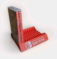 Nintendo Switch Games Holder / Stand - Holds 12 Games - MADE IN USA!