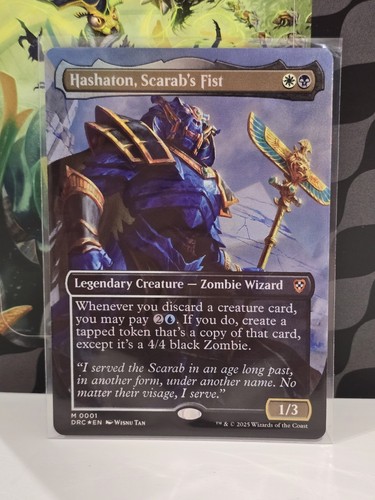 Hashaton, Scarab's Fist Commander Deck Magic EDH MTG Ready-to-Play Zombie Token