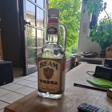 Rarität Beam Vodka Wodka Flasche 80 Proof, James B. Beam Distilling Rarität