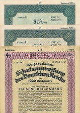 Lot Bond Germany WWII 1941 3rd Reich Stocks Berlin Selections Include 3 Items F