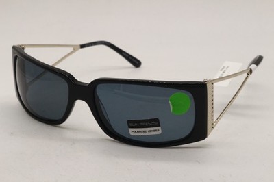 NEW SUN TRENDS ST130 BLACK GOLD AUTHENTIC DESIGNER FRAMES SUNGLASSES 60-16
