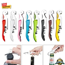 2-in-1 Stainless Steel Bottle Opener & Corkscrew Wine Beer Cap Remover