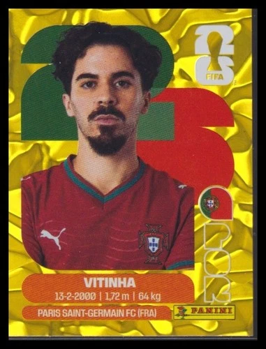 Vitinha 2026 Panini Vitinha Gold