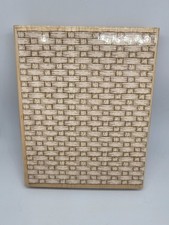 Basketweave Background Border 3244R Rubber Stampede Wood Mounted Stamp Unused