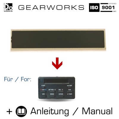 Display Bordcomputer für BMW 7er E32 5er E34 BC Uhr Temperaturanzeige 10 Tasten
