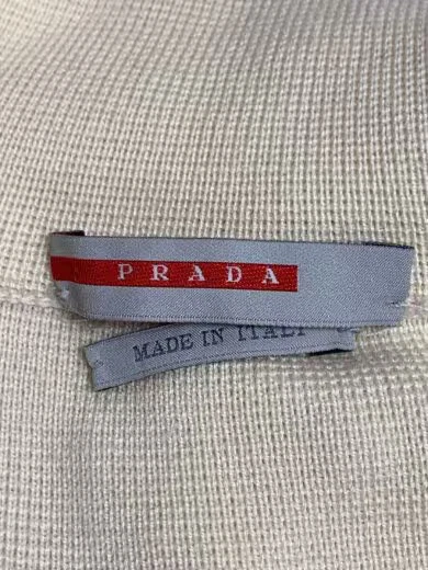 PRADA SPORT/malha do motorista/50/lã/creme - Imagem 3 de 4
