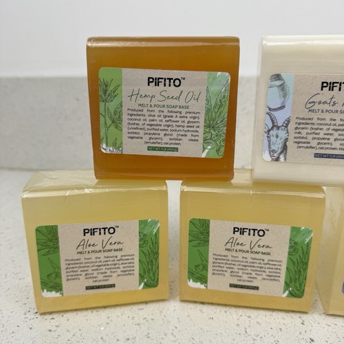 Pifito Melt and Pour Soap Base Sampler #1 - Assortment of 7 Bases (1lb ea) - Picture 2 of 3