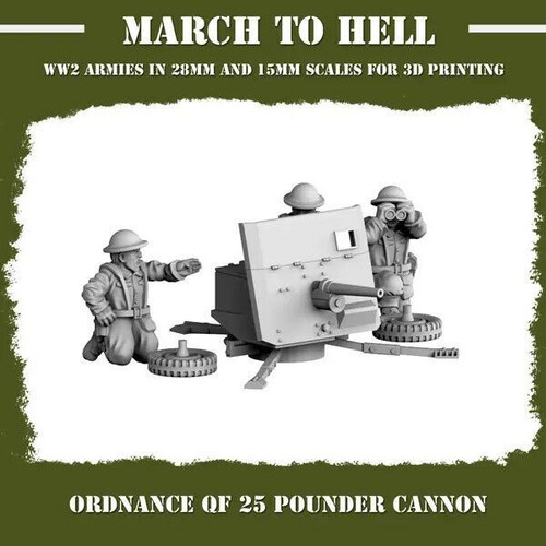 Angleterre - Ordnance QF 25 Cannon - Foto 2 di 2