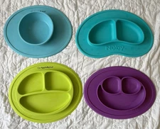 Silicone Suction Dish EZPZ~Nuby~Happy Healthy Parent Feeding Mat Toddler Plate