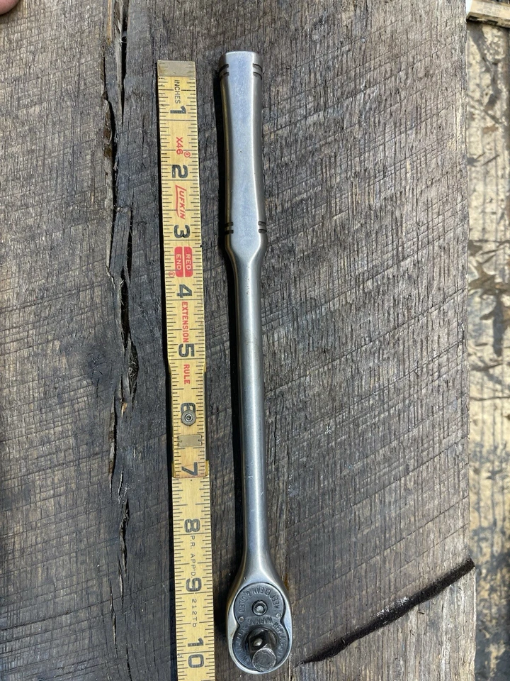 Armstrong 11-904 3/8 Drive Ratchet Long Handle Rare Vintage USA Made 🇺🇸 - Image 3 of 4