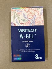 Writech Retractable W Gel Ink Pens 0.7mm Multicolor 8 Count Pack Sealed