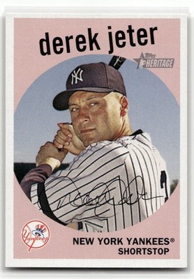 Derek Jeter 2008 Topps Heritage #68 New York Yankees