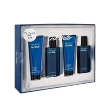 Davidoff Cool Water 4 Piece Cologne Set for Men