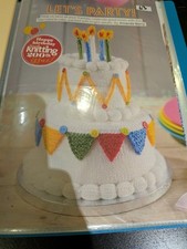 Tort urodzinowy wzór dziewiarski.