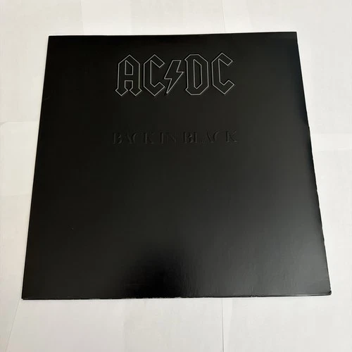 LP AC/DC Back in Black (ACDC) (GOLD Vinyl, 50th Ann 2024) NEW But OPPENED