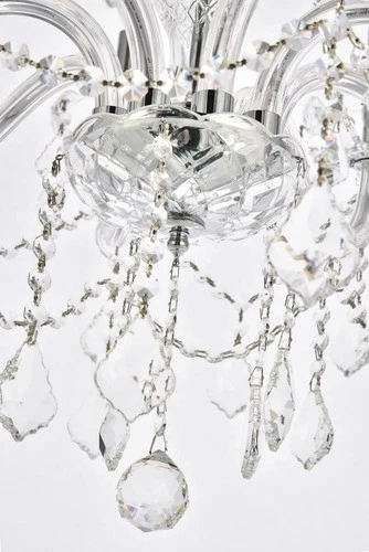 Elegant Lighting Verona 28" 8 Light Royal Crystal Chandelier - Picture 4 of 6