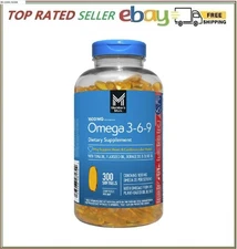 Member's Mark Omega 3-6-9 with Sustainably Sourced Tuna Oil Softgels, 300 ct.