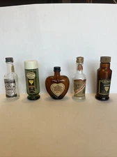 Lot of Vintage Mini Liquor Bottles - Variety of Brands