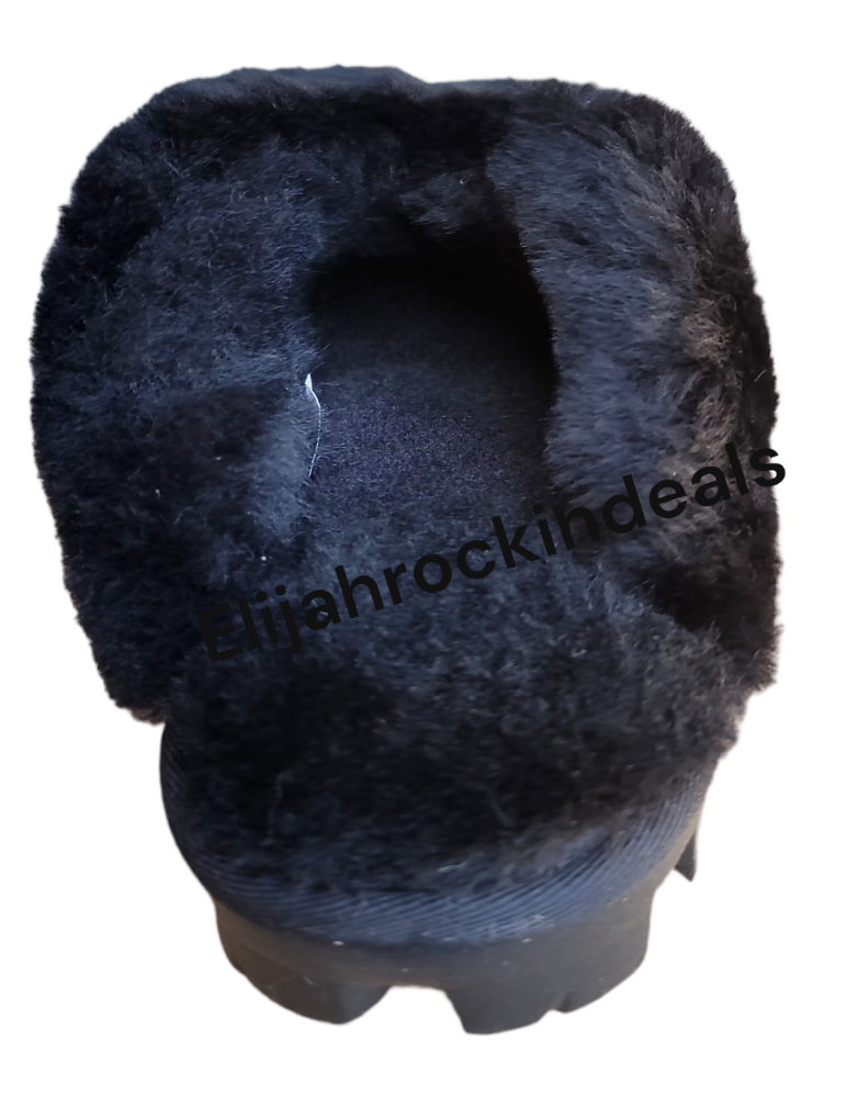 PANTOFOLA D’ORO PANTOFOLE IN PELLE SCAMOSCIATA NERA UGG COQUETTE ORO BURST NUOVE IN SCATOLA TAGLIA 7 8 9