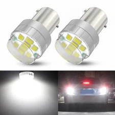 2X 1156 7506 LED Reverse Backup Light White BA15S Bulbs 6500K For BMW X1 X3 X5