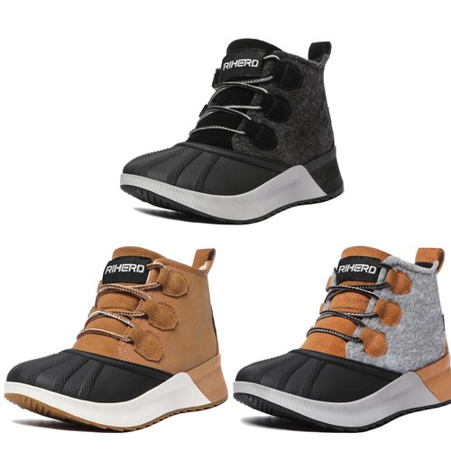 Women's Hiking Ankle Boots Classic Waterproof Lightweight Leather Suede Booties