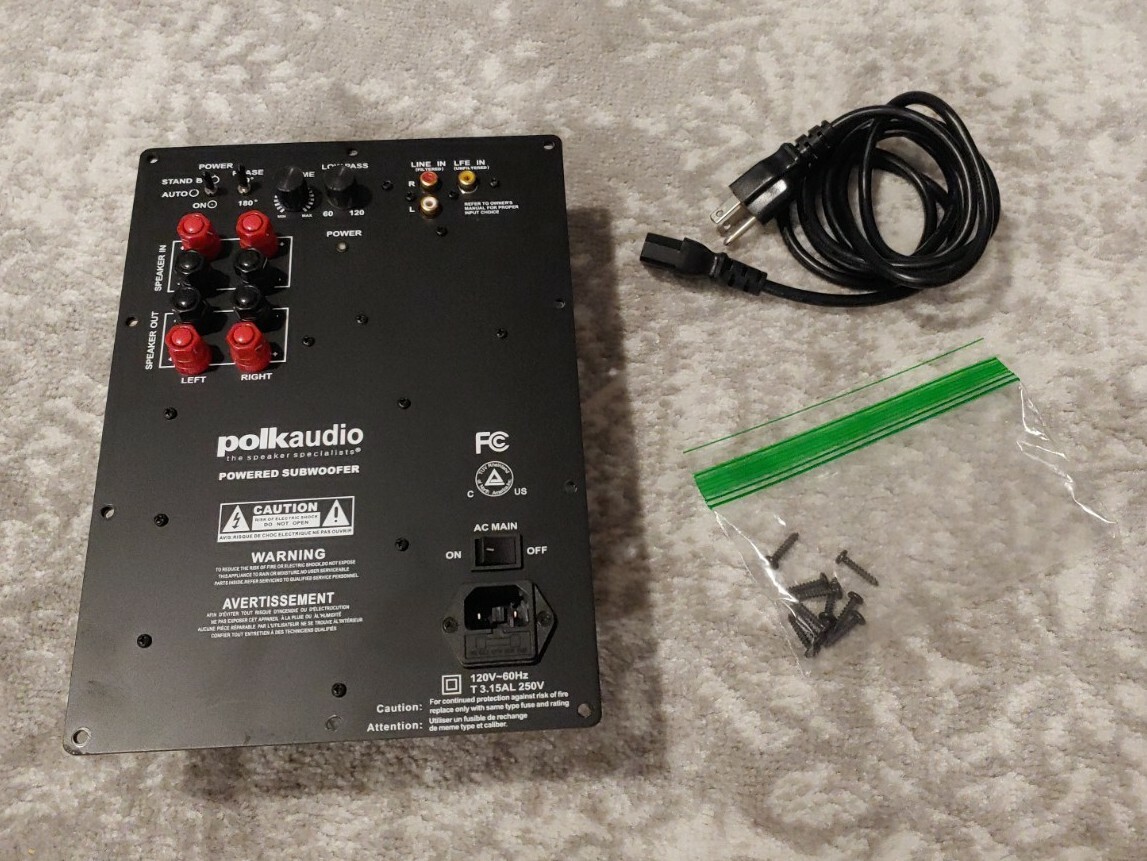 polk psw505 amp