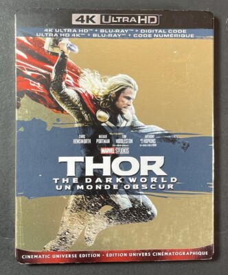 Thor The Dark World [ Cinematic Universe Edition ] (4K Ultra HD + Blu-ray) NEW